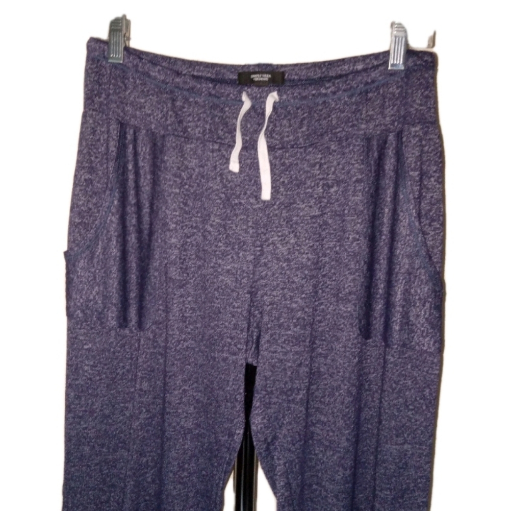 Vera Wang Navy & White Marled Soft Cozy Lounge Pants Small - Picture 2 of 10